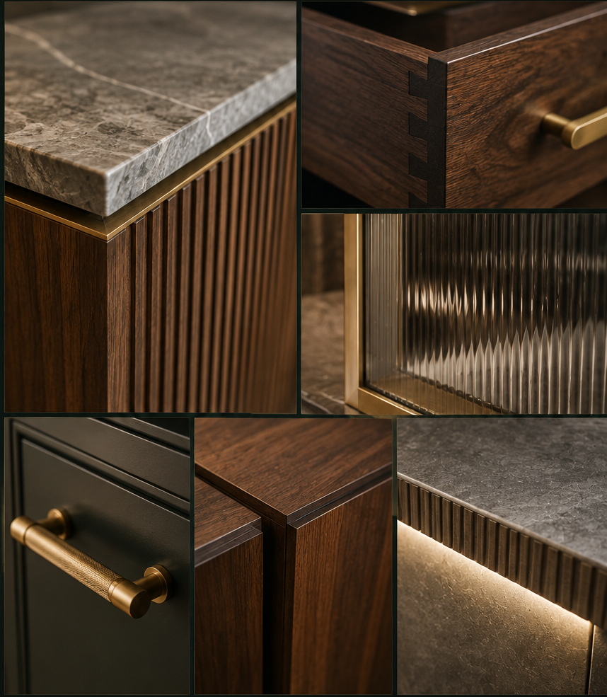 Craftsmanship detail by Illume Interiors
