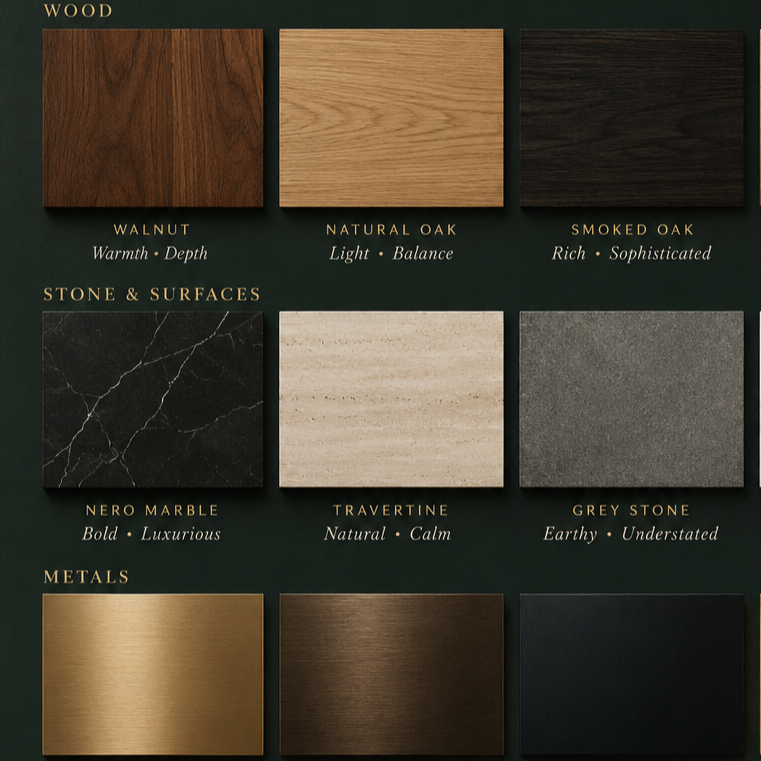 Material Palatte by Illume Interiors